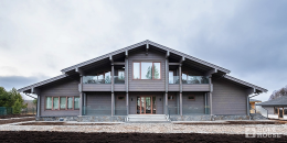 Изысканный двухэтажный дом из клееного бруса по проекту Австрия v3 - фото 6 на сайте Holz House